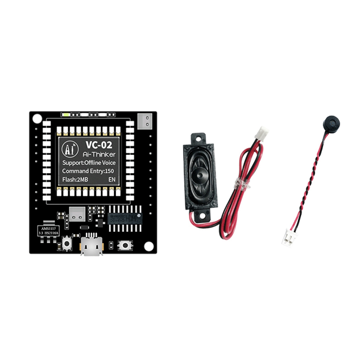 AI-Thinker VC-02 Kit (Offline Voice Recognition)